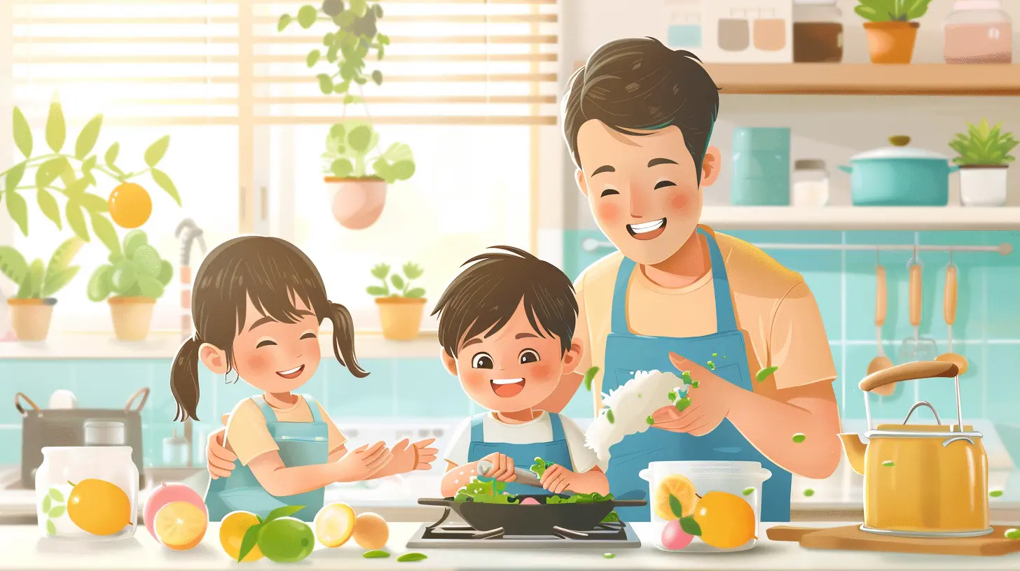 How Stay-At-Home Dads Can Make Household Chores Fun for Kids