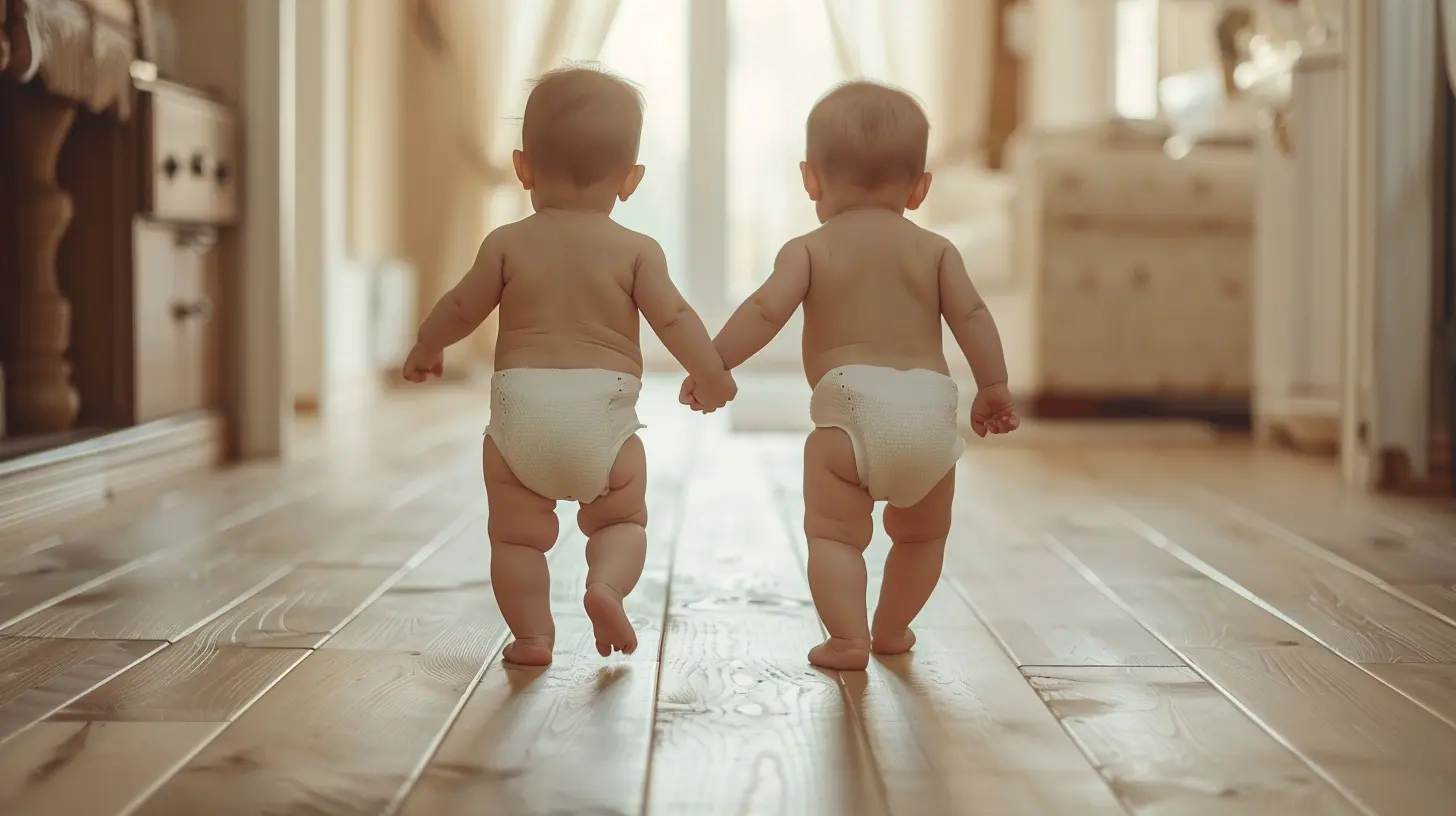 The First Steps: When Twins Start Walking at Different Times
