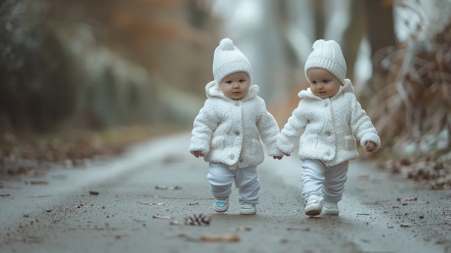 The First Steps: When Twins Start Walking at Different Times