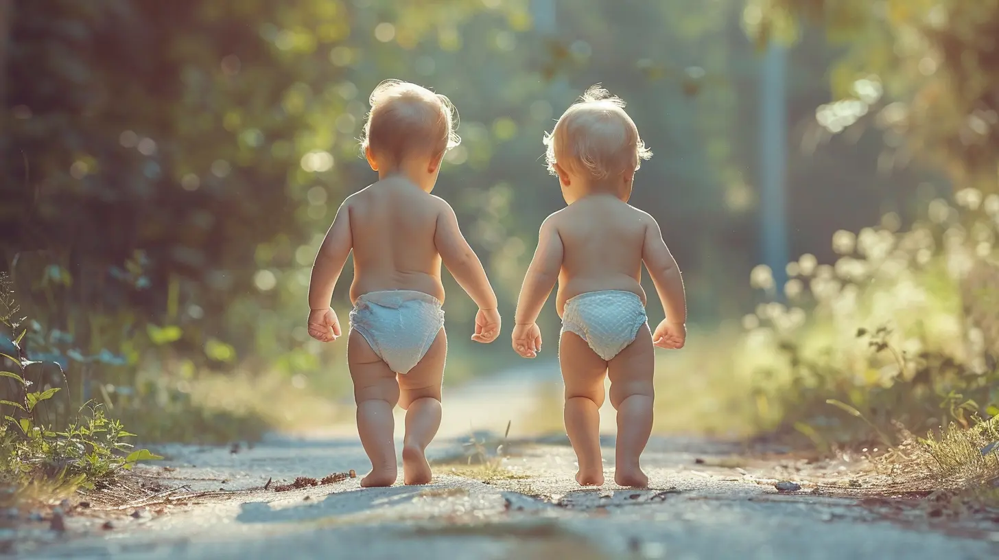The First Steps: When Twins Start Walking at Different Times