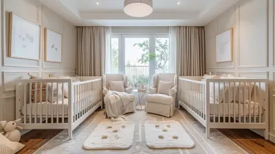 Creating A Minimalist Nursery For Twins Less Really Is More