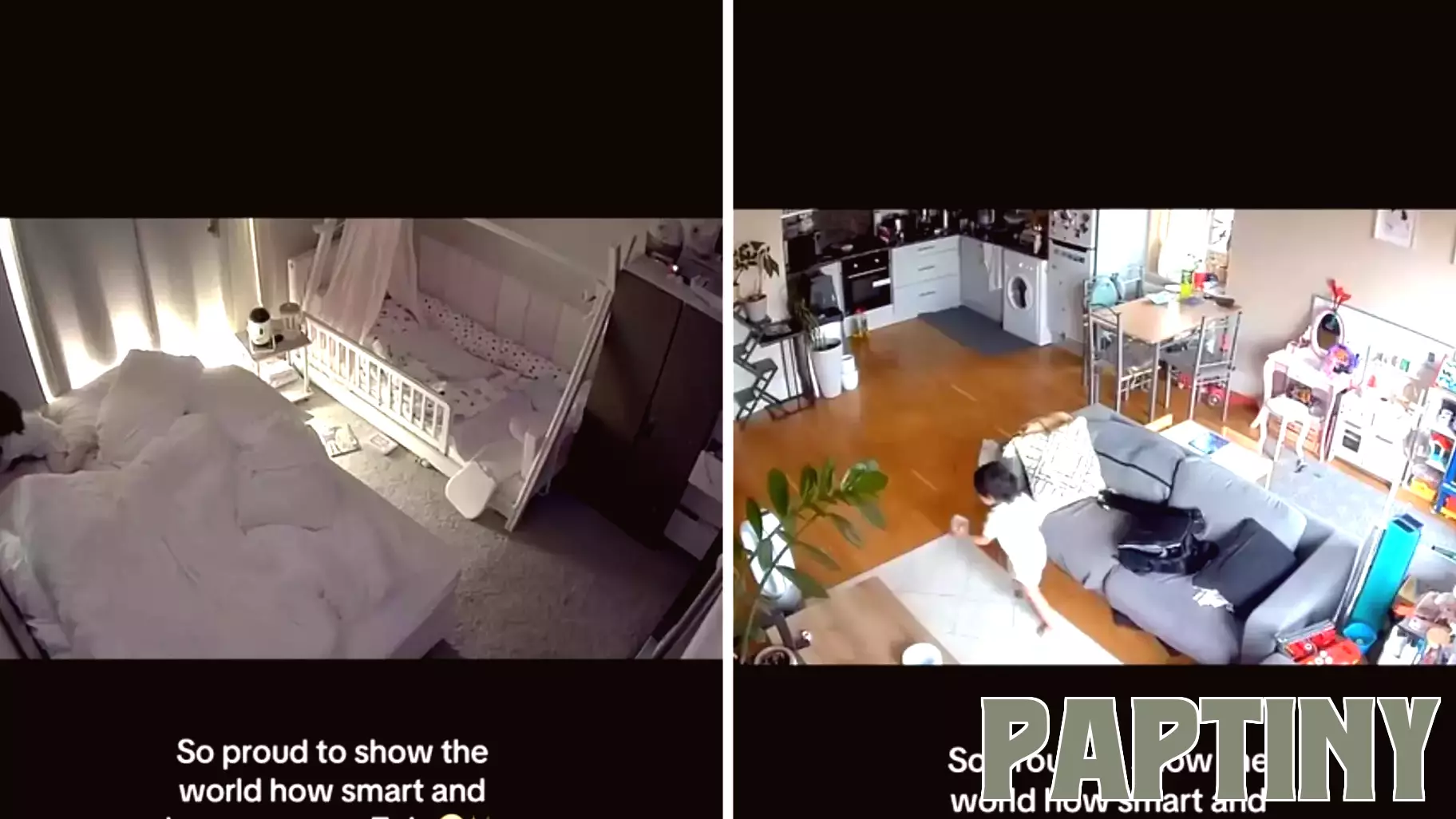 Toddler's Brave Reaction to Father's Medical Crisis Captured on Baby Cam