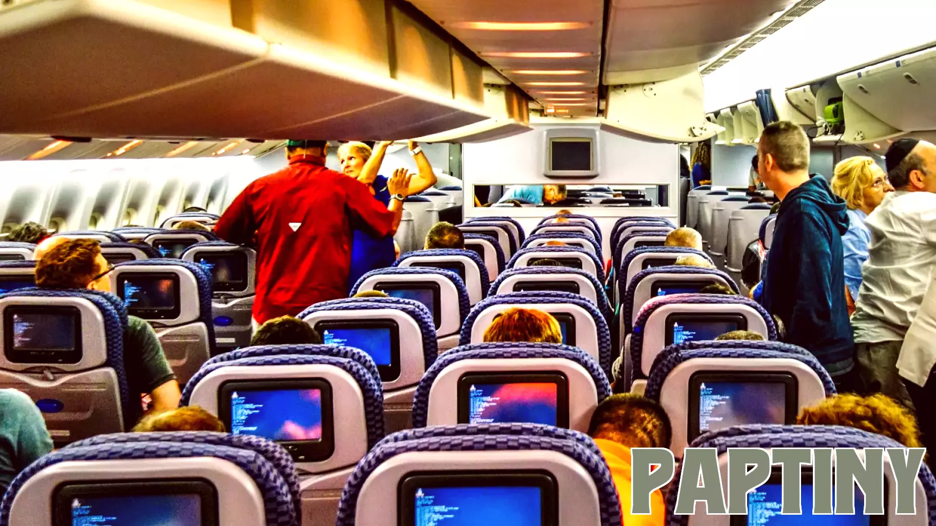 United Airlines Flight Disrupted as Parents Ignore Headphone Rule, Let Children Roam Free