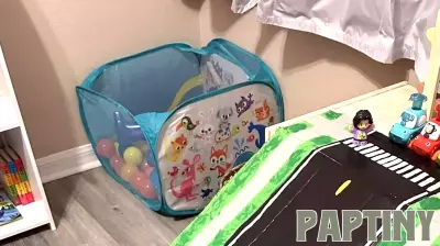 Ingenious Parent Transforms Cardboard into a Fun Toy Car Ramp